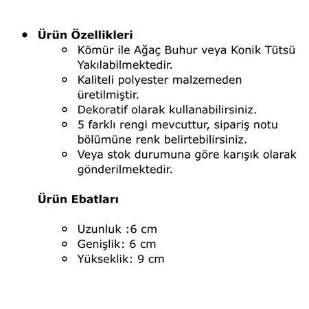 Tütsüdân/Buhurdân Porselen
