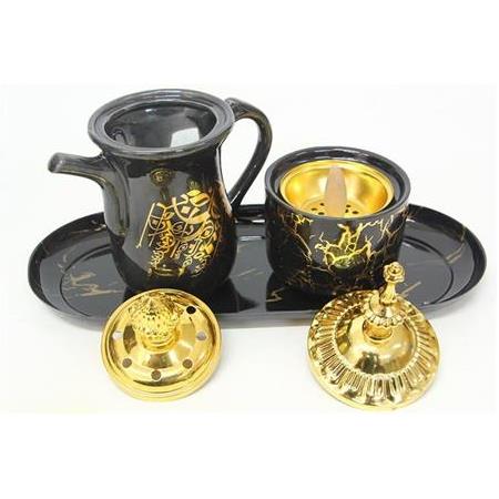 Tütsüdân/Buhurdân Seramik {Metal Tepsili}