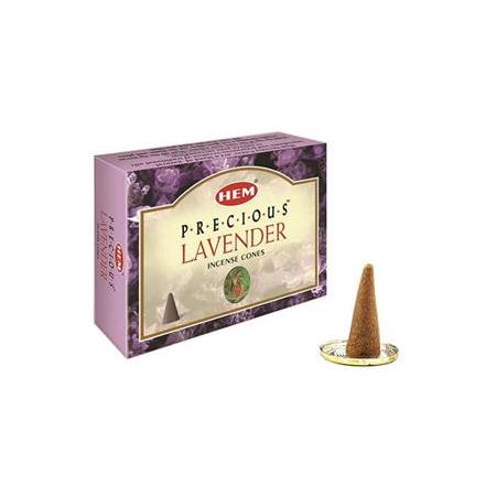 Precious Lavender Incense Cones 1Pk/10Ad.
