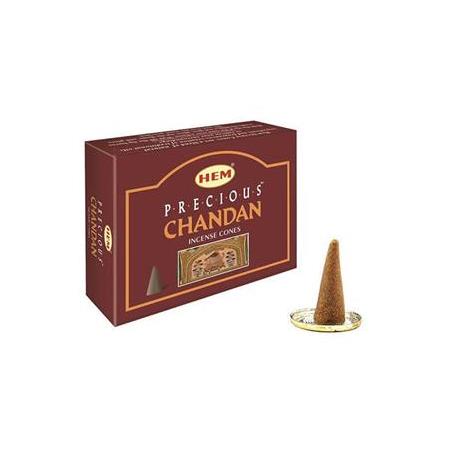 Precious Chandan Cones 1Pk/10Ad.