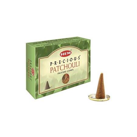 Precious Patchouli Incense Cones 1Pk/10Ad.