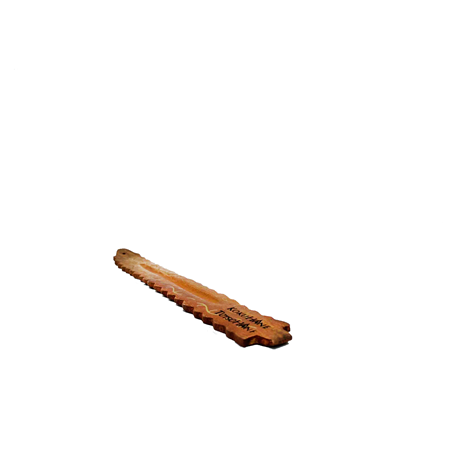 Tütsü Kayığı Tırtıklı Desenli Klasik