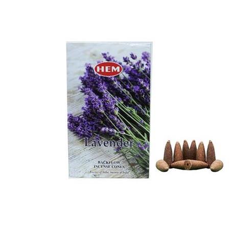 Lavender BackFlow/Geri Akış Konik Tütsü 12 Pk/120Ad