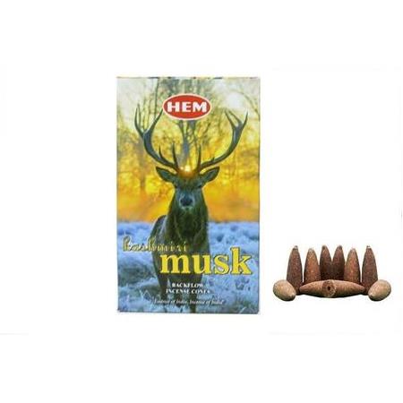 Musk Back Flow Konik Tütsü 10'lu 12Pk.
